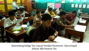 tes calon santri baru, tes-masuk-siswa-santri-baru-2012 | www.darunnajah.com