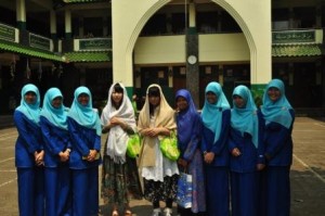 kunjungan tamau mahasiswa jepang ke Darunnajah