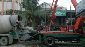 Cor asrama putra gedung new kholidiyah darunnajah jakarta